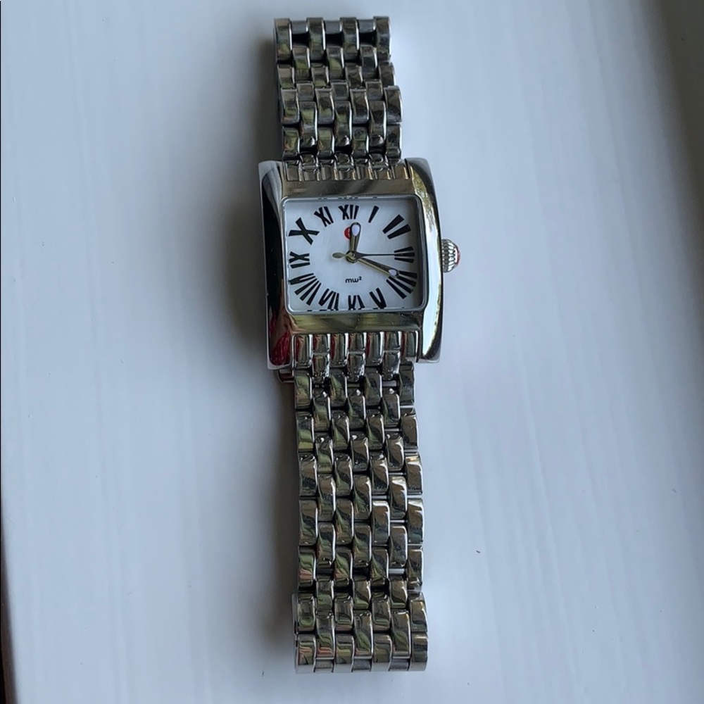 Michele silver watch